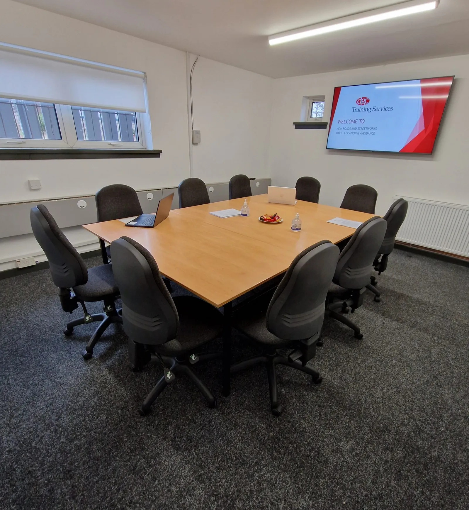 Boardroom with TV